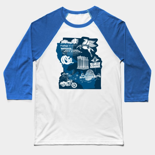 LA Local Baseball T-Shirt by milistardust